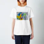 抽象画家ShizukiKagawaのあさになってから スタンダードTシャツ