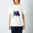 pawrakiyaの猫（（））ドット絵 スタンダードTシャツ