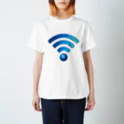 かえるかえるのWi-Fi Regular Fit T-Shirt