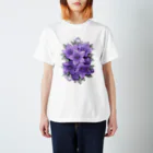 苗村さとみの桔梗 Regular Fit T-Shirt