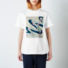 きたいちよの流れる桜 Regular Fit T-Shirt