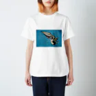 MISHA×ARTS (ミーシャアーツ)の海底2万マイル-スタンダードTシャツ(ブルー) Regular Fit T-Shirt