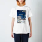 まったりカオス。Tシャツ部の青い空・白い雲 Regular Fit T-Shirt