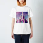 Lavender Wishの砂糖菓子のお城 Regular Fit T-Shirt
