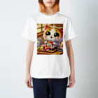 ぺろり庵のキラキラ寿司キャット Regular Fit T-Shirt