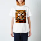 ぺろり庵のキラキラ寿司犬 Regular Fit T-Shirt