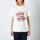 めめと屋のsushi marshmallow Regular Fit T-Shirt