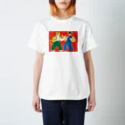 YA MARKETのタイガーVSガール Regular Fit T-Shirt