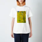 33GaMaのgreen-gold-flower Regular Fit T-Shirt