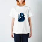Dark Shadow  - 月影の蒼き影：孤高の忍 Regular Fit T-Shirt