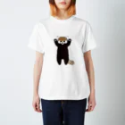 かざあなのレッサーパンダ威嚇 スタンダードTシャツ