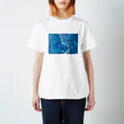 抽象画 A.S Galleryの海＿A.S Gallery スタンダードTシャツ