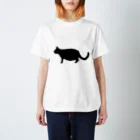 ハンマーチンパンジーのFat cat スタンダードTシャツ