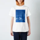 空花の飛行機雲 Regular Fit T-Shirt