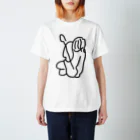 ぐにゃんじROCKのぐにゃっとしたギターリスト Regular Fit T-Shirt