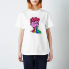 Bizarre017の虹色のゲロ　★色展開あり　サイケデリックTシャツ スタンダードTシャツ