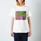 抽象画 A.S GalleryのSakura＿抽象画 A.S Gallery Regular Fit T-Shirt