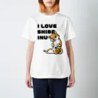 真希ナルセ（マキナル）のI LOVE SHIBAINU スタンダードTシャツ