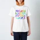 ちえのからふるアルファベット② Regular Fit T-Shirt