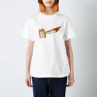 NORICOPOのクソハムちゃんとチーズハットグ 티셔츠