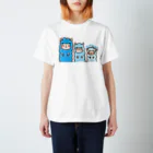 NEKOZE PANDAのアルパカ☆ブルー Regular Fit T-Shirt