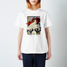 きょみこの狆グッズのおみせのHANAFUDA Regular Fit T-Shirt