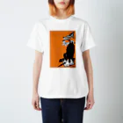 made blueのBlack Wolf design スタンダードTシャツ