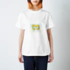 みしゃ恋SHOPの無気力カップル-SUMMER- (青×黄) スタンダードTシャツ