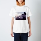 🍁紅葉🍁の桜と屋根 Regular Fit T-Shirt