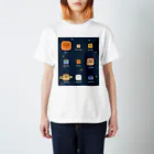 赤ナタデの太陽系ナタデ スタンダードTシャツ