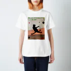 クロネコDay'sの自由だ！社会に染まるな！ Tシャツ Regular Fit T-Shirt