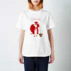 SWISS BLUEの little red スタンダードTシャツ