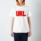 URLのURL赤-01 スタンダードTシャツ