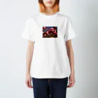 fleurirの花 ピンク 写真 スタンダードTシャツ