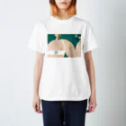 YA MARKETの筋肉タトゥーの女の子 Regular Fit T-Shirt