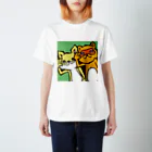 kiramekiprinceのきつねとたぬき Regular Fit T-Shirt