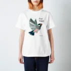 サトウユキエのハッピー文鳥・桜文鳥 Regular Fit T-Shirt