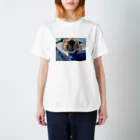 gamigami0829の魚眼越し猫ちゃん Regular Fit T-Shirt