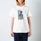 Love3Dimentionのwhite wind Regular Fit T-Shirt