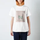 MoFのゆるねこパステル もじ入り Regular Fit T-Shirt