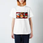 amnoの猪鹿蝶 Regular Fit T-Shirt