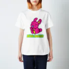 akanetantanmanのビビットなラビット Regular Fit T-Shirt