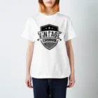 MLF@? Original Goods ShopのMLF-Vintage Emblemシリーズ-blackロゴ スタンダードTシャツ