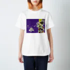 鱗粉館 suzuri別館の花の流れ スタンダードTシャツ