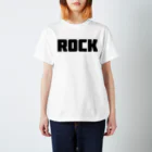 AliviostaのRock ロック シンプルBIGロゴ ストリートファッション Regular Fit T-Shirt