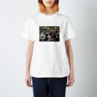 Art Baseのムーラン・ド・ラ・ギャレットの舞踏会 / ルノワール(Dance at Le Moulin de la Galette 1876） スタンダードTシャツ