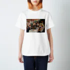 Art Baseの舟遊びをする人々の昼食 / ルノワール(The Luncheon of the Boating Party 1881） Regular Fit T-Shirt