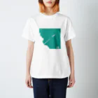 command Z .の#空女子 翡翠 Regular Fit T-Shirt