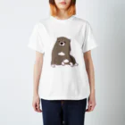 mugioのあの犬/チャコール スタンダードTシャツ