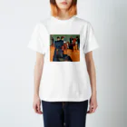 Art Baseのムンク / 病室での死 / Death in the sickroom / Edvard Munch/1893 スタンダードTシャツ